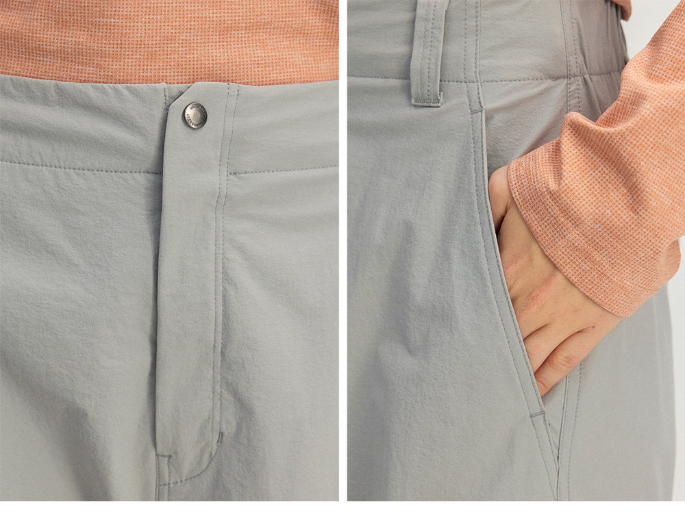 WMNS Штаны Nothomme Monterest Wide-Leg Cargo серый