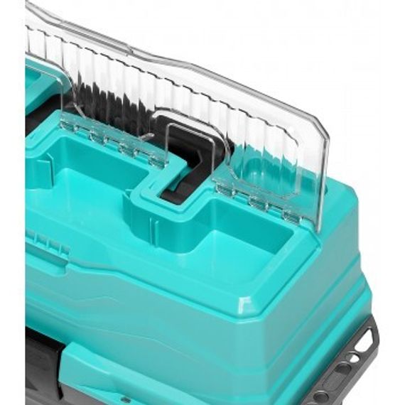 Ящик для снастей NISUS Tackle Box трехполочный бирюзовый (N-TB-3-Т)