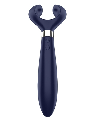 Синий вибромассажер для пар Satisfyer Endless Fun (Цвет: синий)