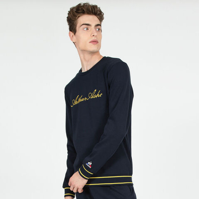 Мужская кофта теннисная Le Coq Sportif No. 1 Crew Sweatshirt Men - Black