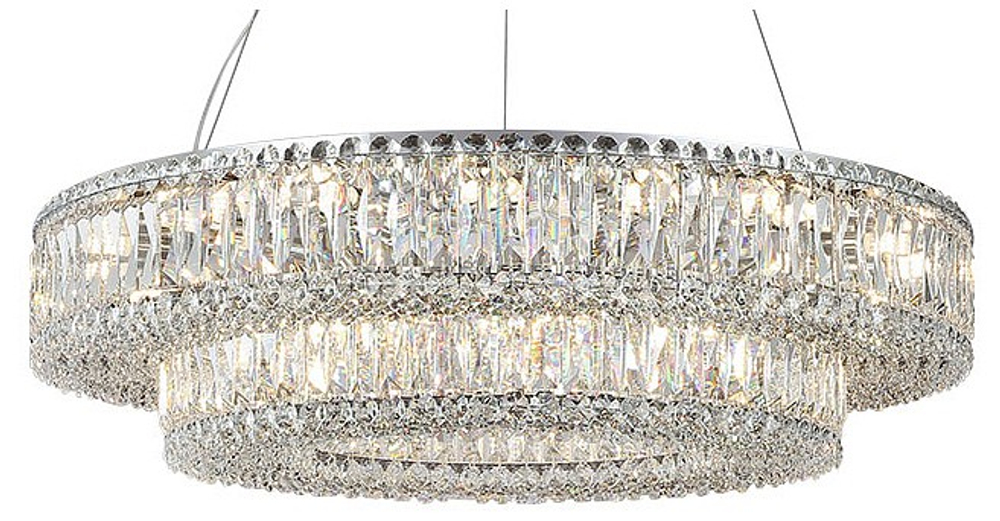 Подвесная люстра Newport 8450 8450+28/S chrome