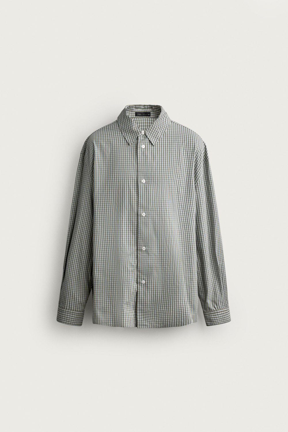 РУБАШКА RELAXED FIT В КЛЕТКУ — ZARA · 0794/105