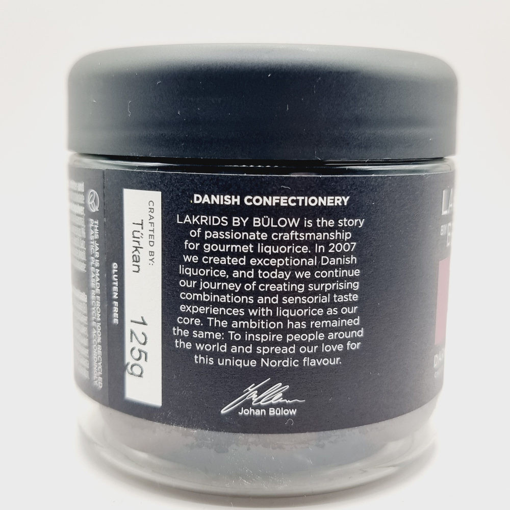 Конфеты Lakrids By Bulow F - СОЛОДКА в темном шоколаде с морской солью 125 г (из Финляндии)