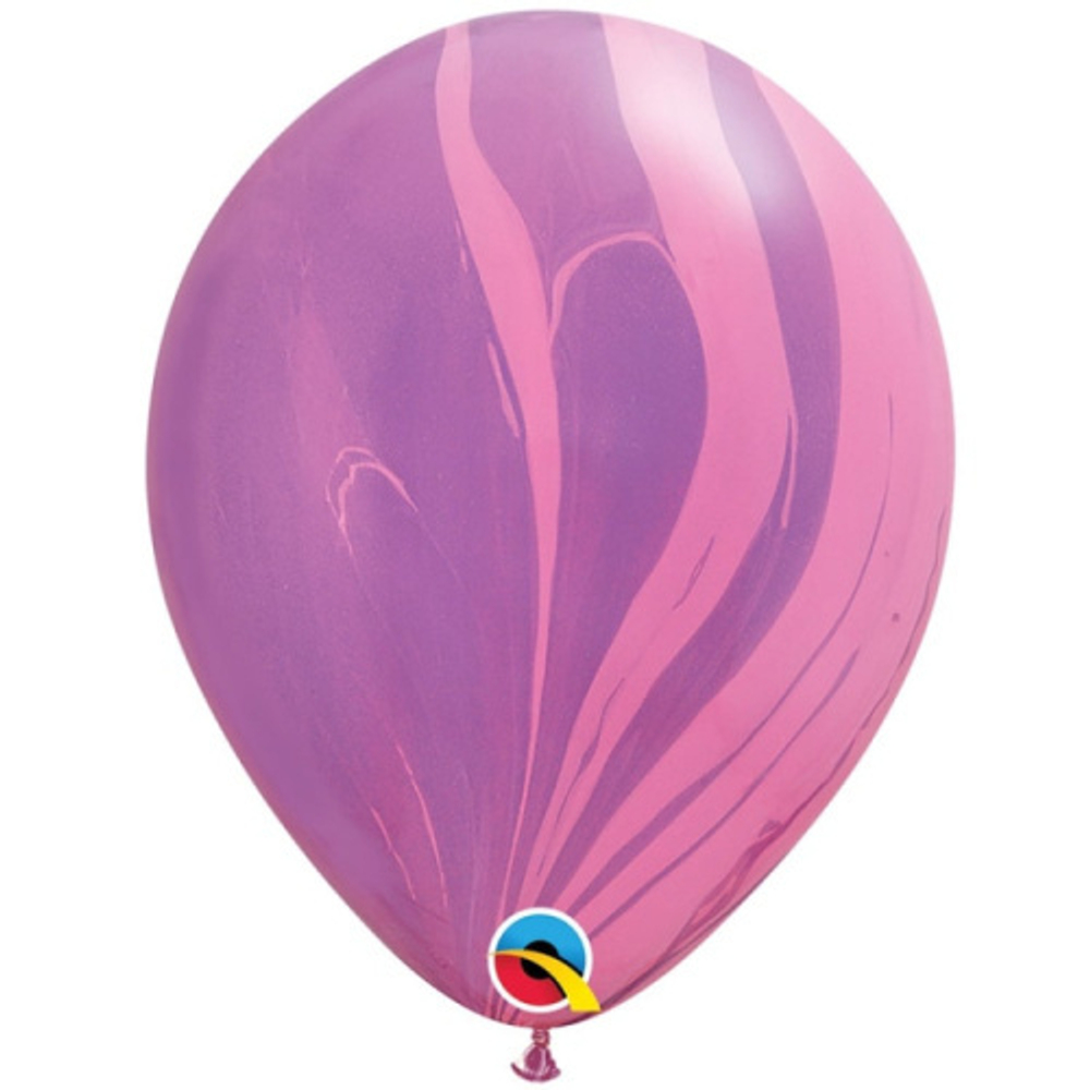 Супер Агат Pink Violet Qualatex 11"