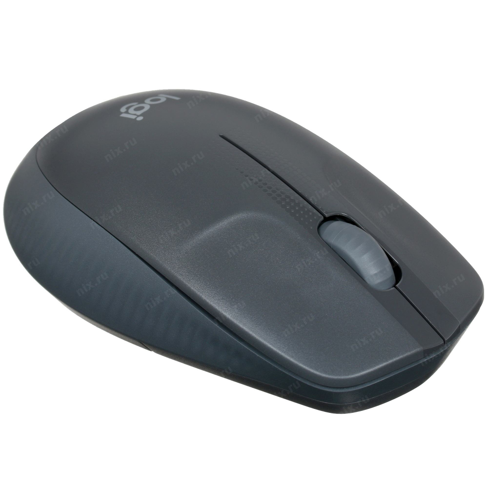 Logitech Wireless Mouse M190 Grey <910-005924> (RTL)  USB 3btn+Roll,  беспроводная