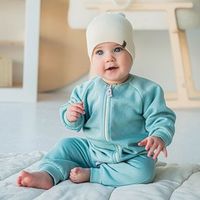 Шапка хлопковая двухслойная "Молоко" 0+