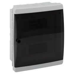 Корпус пластиковый встраиваемый ЭРА COMFORT ЩРВ-П-24 IP40 прозрачная крышка белый | Электротовары