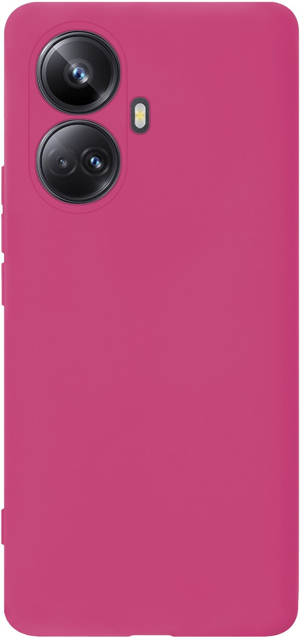 Мягкий Soft Touch чехол из силикона для REALME 10 PRO PLUS с бархатной подкладкой