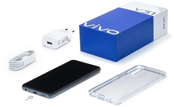 Смартфон Vivo Y31 4/64 gb (Racing Black) черный асфальт
