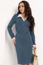 Платье Деловой стиль (джинс) П12760-12М LT Collection