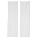 Комплект штор IKEA LILL (ЛИЛЛЬ), Белый, 280х250 см, 2 шт