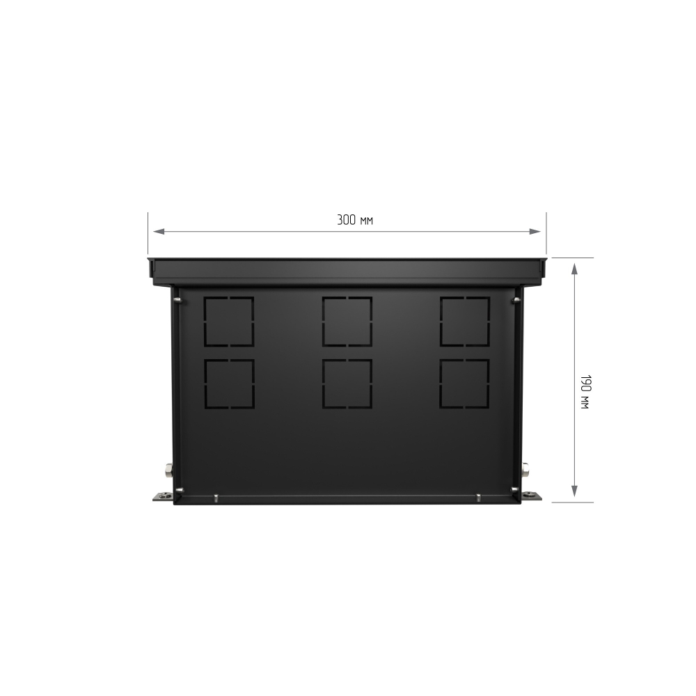 Конвектор внутрипольный Royal Thermo ATRIUM-190/300/2100-DG-U-BL