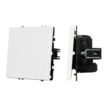 Механизм выключателя одноклавишный перекрёстный SWT-NOBE-MKX1-SFPL-WH (230V, 10A) (Arlight, -) 054234