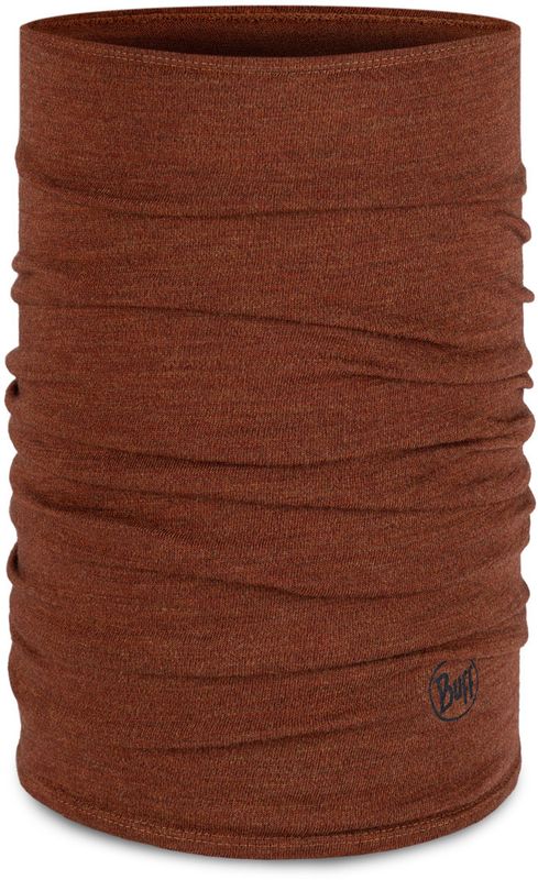 Шерстяной шарф-труба Buff Merino Midweight Melange Cinnamon Фото 1