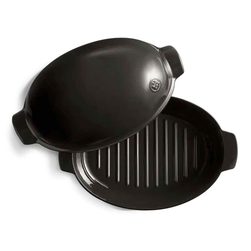 Жаровня Emile Henry Charcoal, 41.5 х 27.5 см