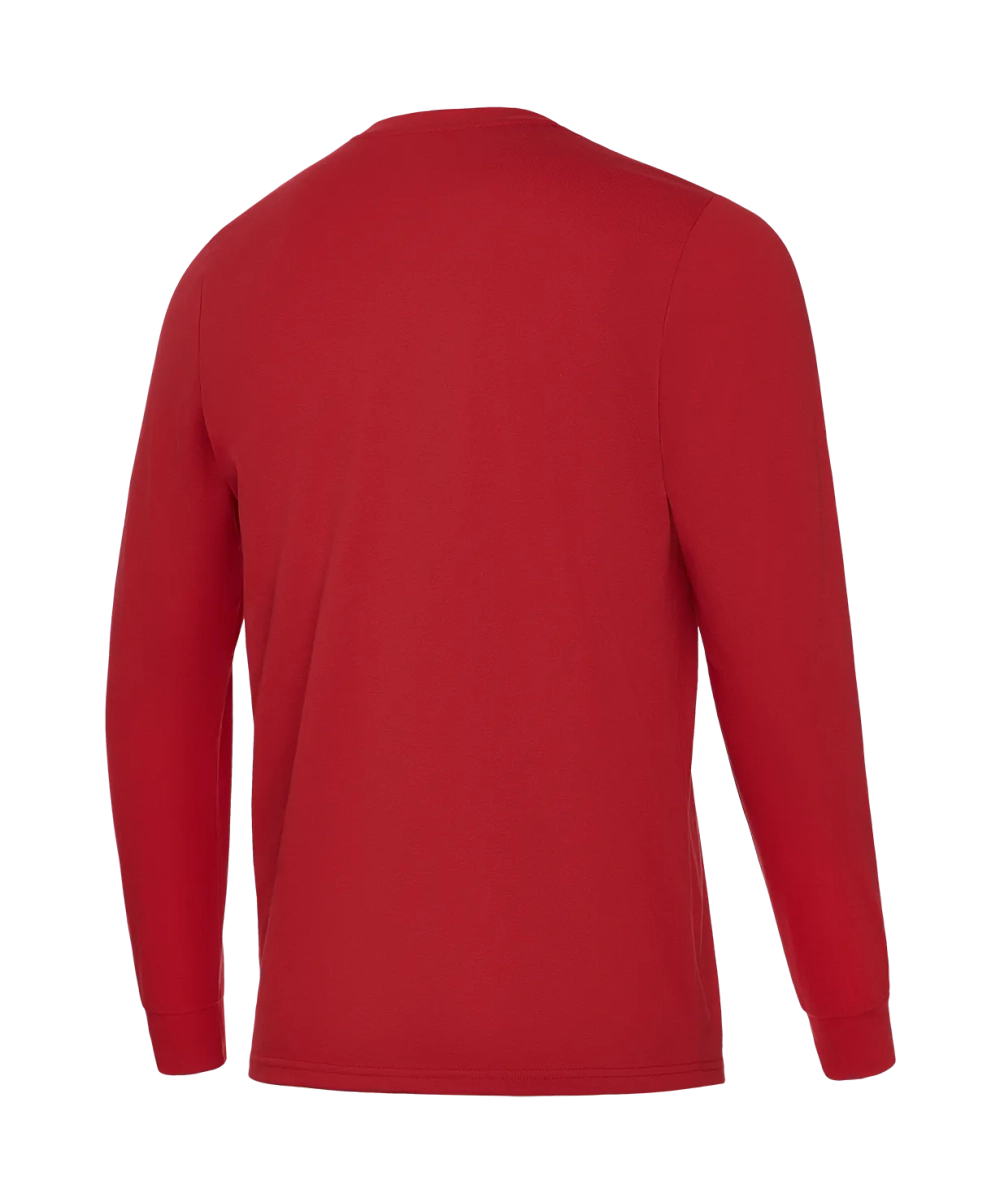 Футболка баскетбольная с длинным рукавом DIVISION PerFormDRY Pre-Match Longsleeve Jersey, красный