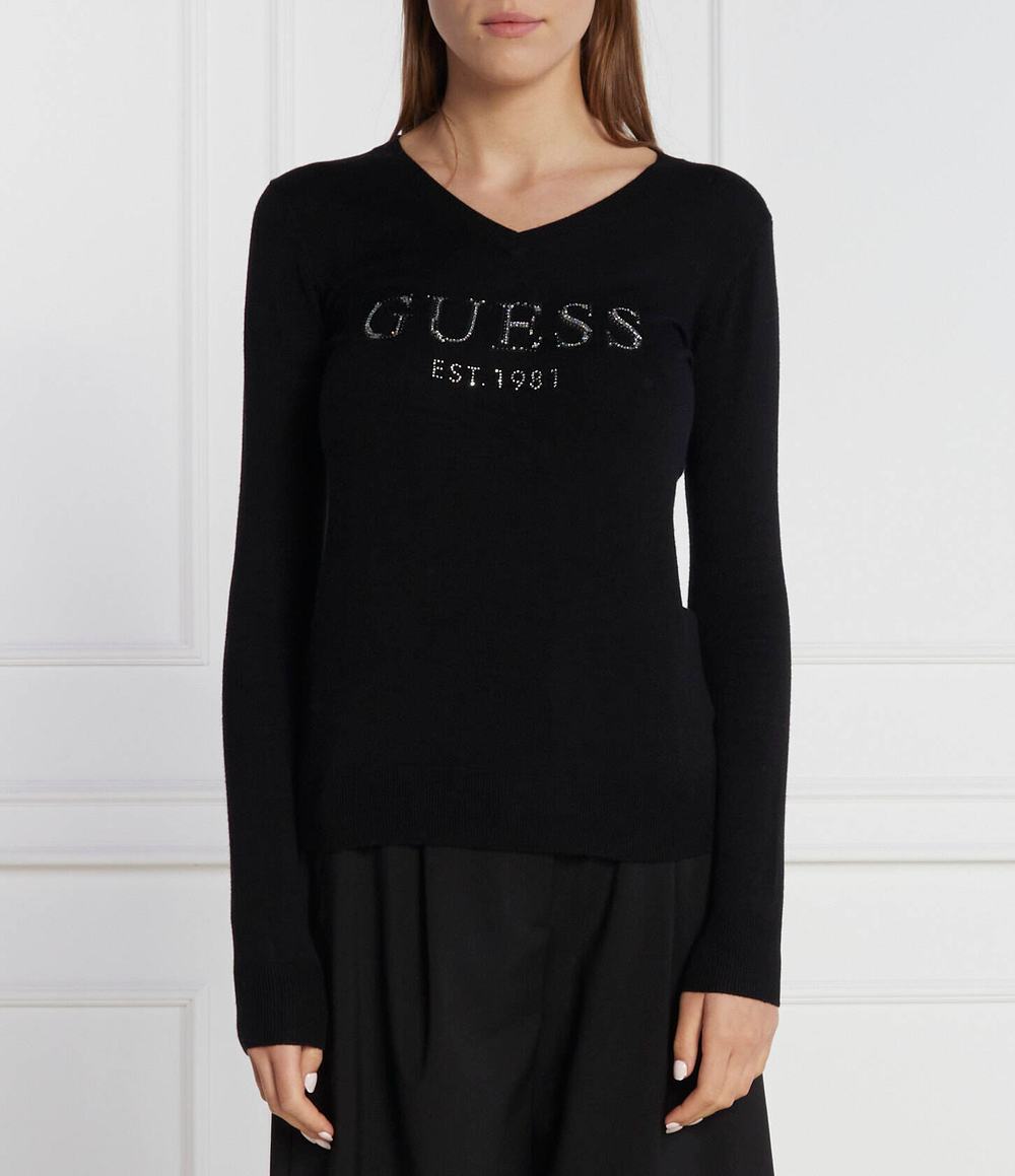 Свитер GUESS - черный(W3BR24 Z2NQ2)