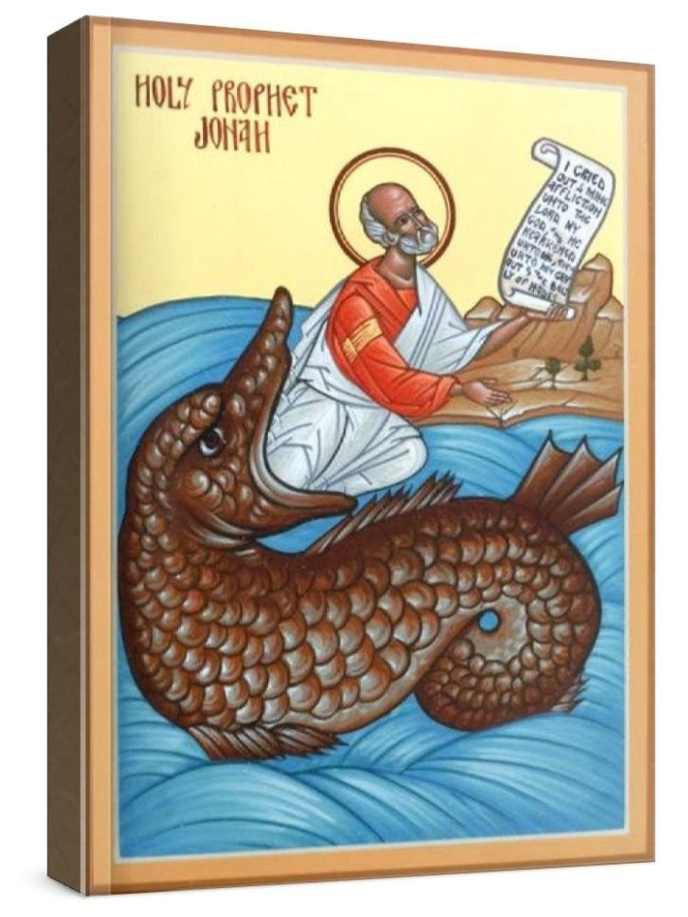 Иона, пророк (рукописная икона)
