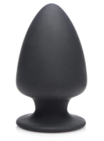 Черная мягкая анальная пробка Squeezable Small Anal Plug - 9 см. (Цвет: черный)