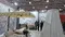 Зонт профессиональный 3х3 м с подсветкой Galileo Wood Light, имитация ироко, бордовый, бежевый
