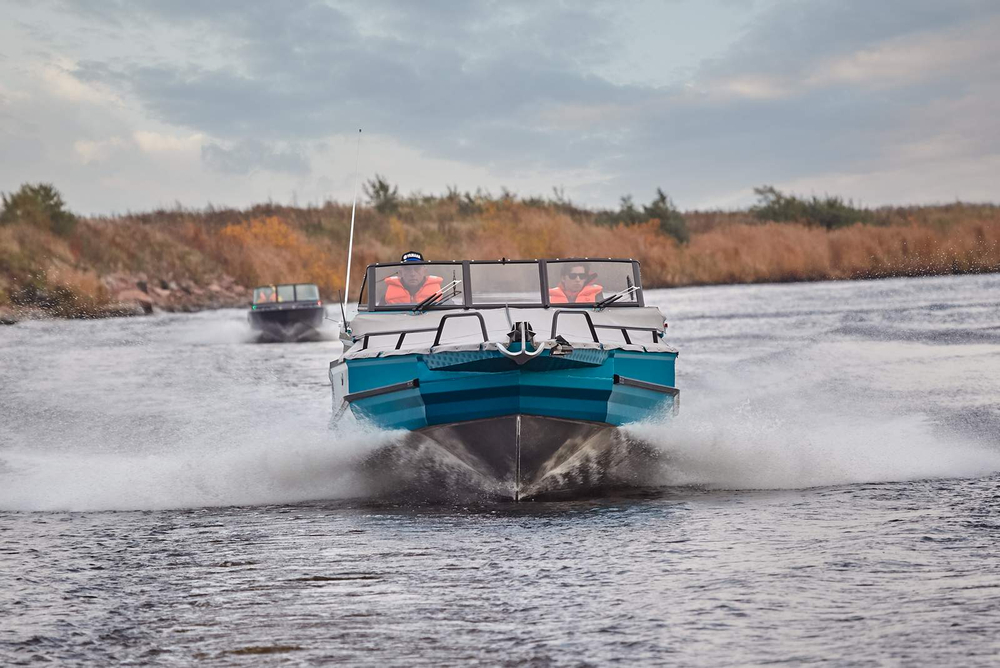 Алюминиевая лодка BERKUT Active DC