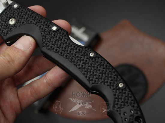 Складной нож Cold Steel 29AXT Voyager X Large Tanto c клинком из стали AUS-10A, рукоять Grivory (Griv-Ex)
