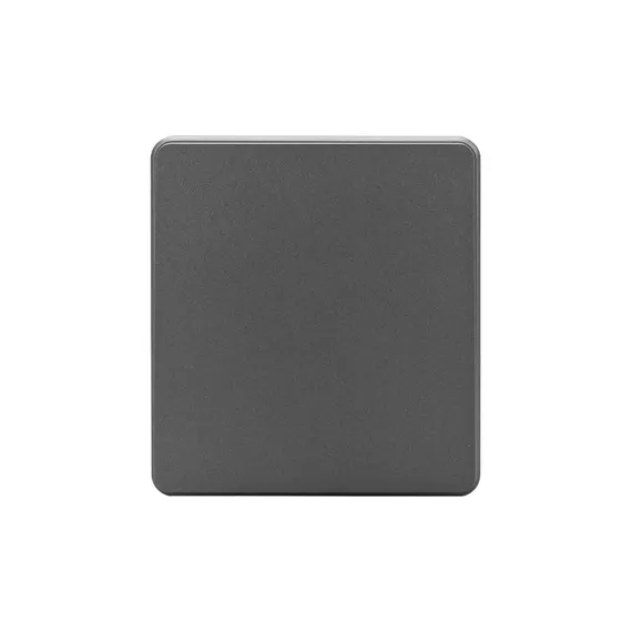 Переключатель проходной одноклавишный KRANZ Miele Round Титан KR-78-0708-2