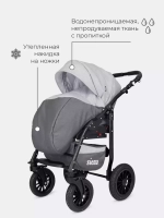 Коляска SIENA   (BartPlast) 04 графит-серый