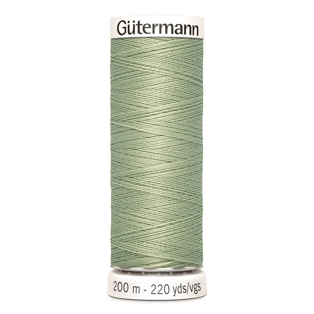 01 Нить Sew-All 100/200 м для всех материалов, 100% полиэстер Gutermann 748277 (914 бледно-оливковый)