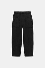 ХЛОПКОВЫЕ БРЮКИ С КАРМАНАМИ — ZARA