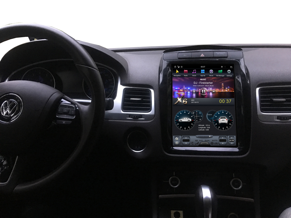 Установочный комплект для VW TOUAREG 2011+  KUBERG ZF-1108-DSP