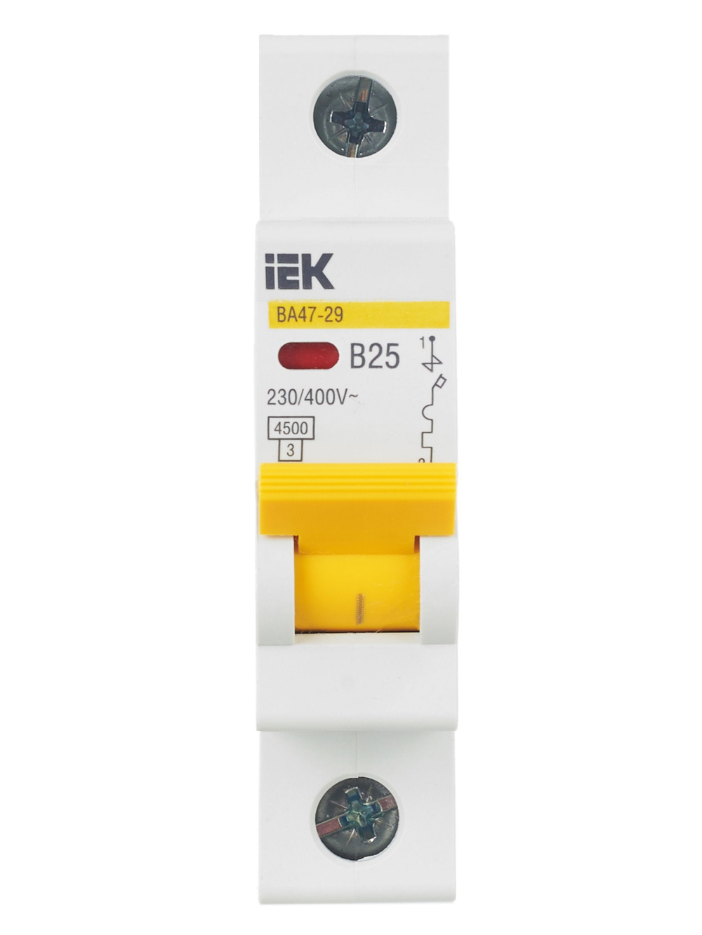 KARAT Автоматический выключатель ВА47-29 1P B 25А 4,5кА IEK