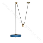 Pendant design lamp  Revolve Rise & Fall by Bert Frank (Blue)