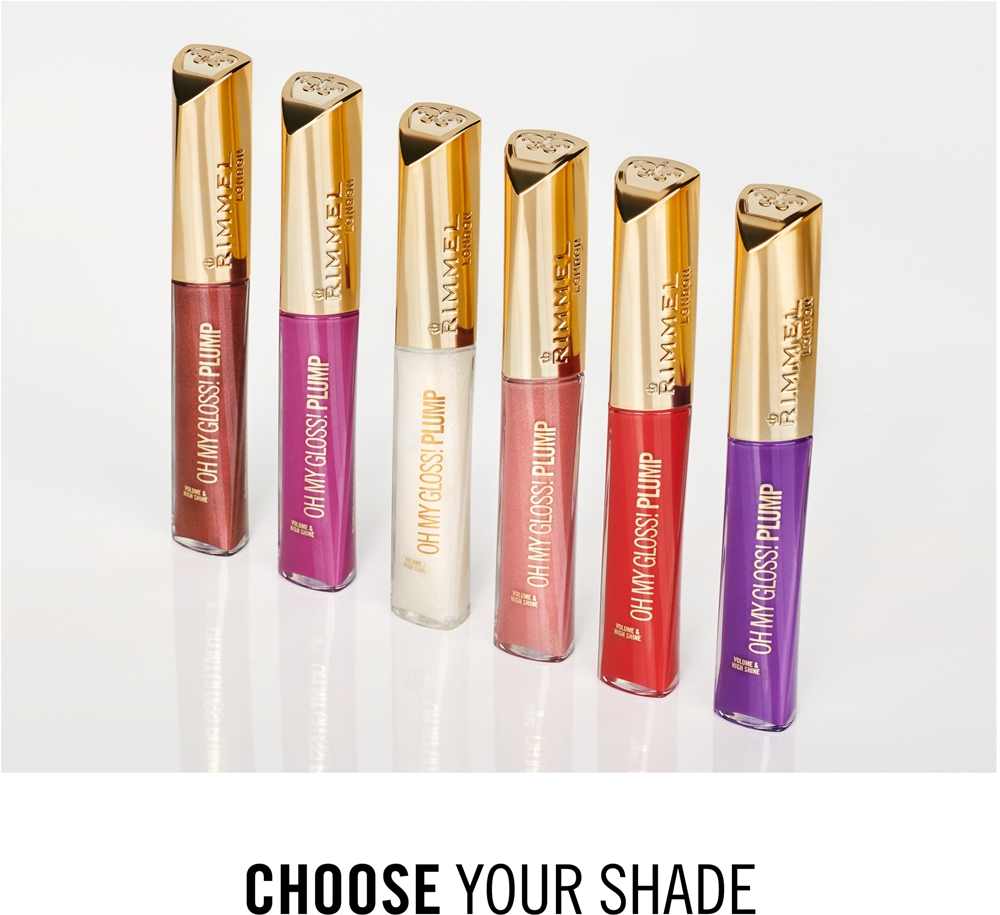 Rimmel Oh My Gloss! Plump - Блеск для губ оттенок Diamond Pop, 6 ml