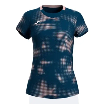 Женская теннисная футболка Joma Smash Short-Sleeve - blue navy