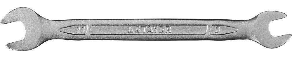 STAYER 9 x 11 мм, рожковый гаечный ключ, Professional (27035-09-11)