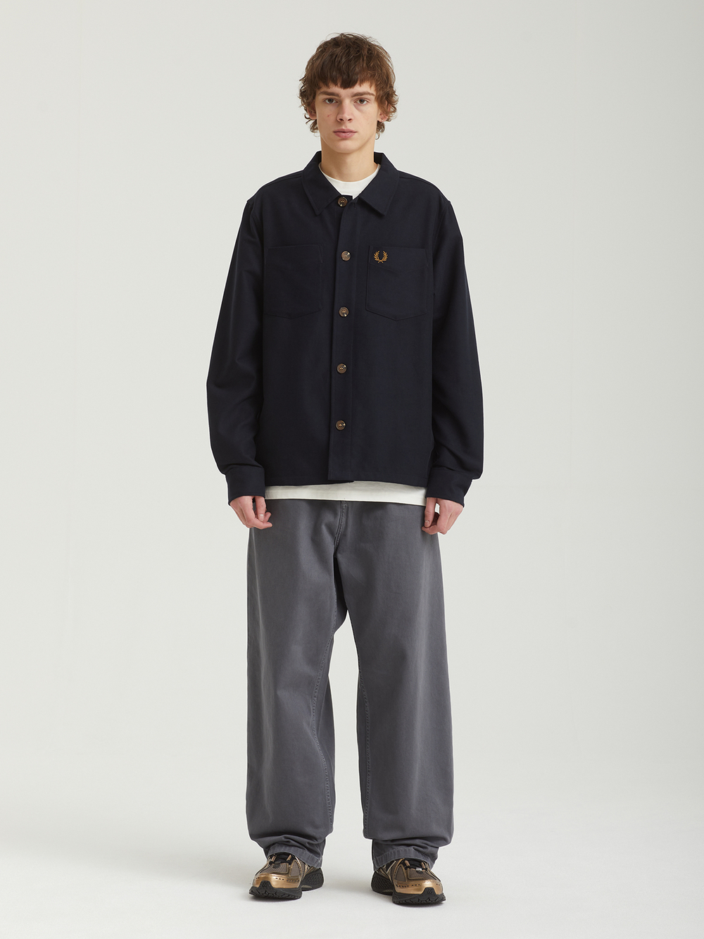 Мужская Рубашка Brushed Twill