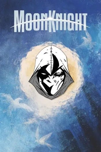 Металлический пин «Moon Knight» (Светящийся)