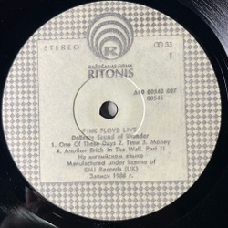 Винтажная виниловая пластинка LP Pink Floyd Delicate Sound Of Thunder (СССР 1990) Рижский Завод
