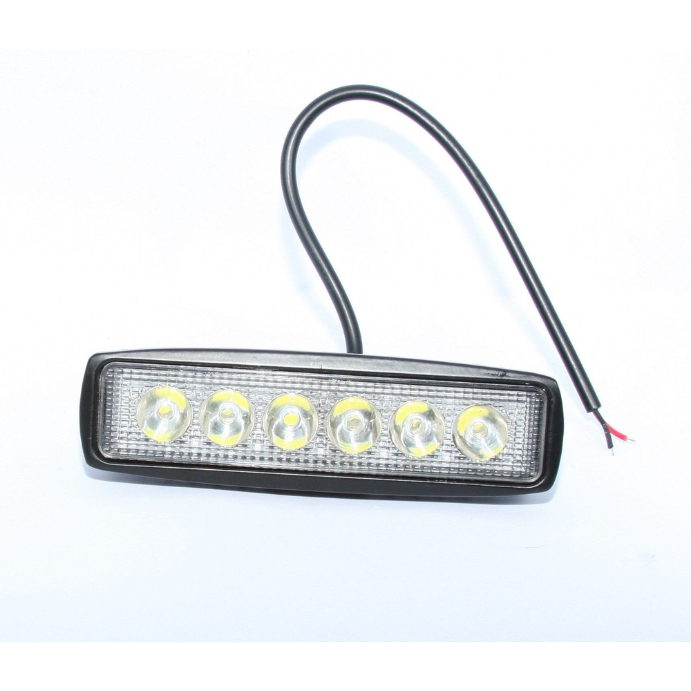 Фара светодиодная 6 диодов 12-24v (150мм х 45мм)