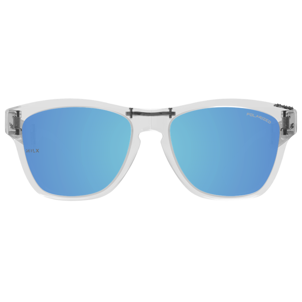 Спортивные очки HILX Unfold / Matt Crystaline White / Blue Polarized Lens