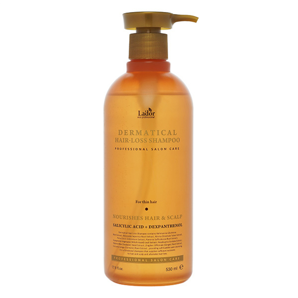 La'dor DERMATICAL HAIR- LOSS SHAMPOO (FOR THIN HAIR) Укрепляющий шампунь для тонких волос 530мл