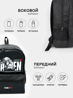 Рюкзак городской "Варден" (черный)