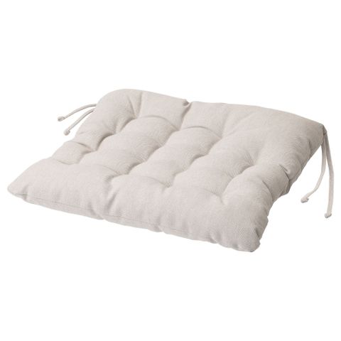 Подушка на стул IKEA VIPPART (ВИППЭРТ), Бежевый, 38x38x6,5 см