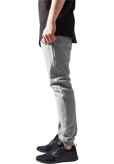Брюки URBAN CLASSICS Zip Deep Crotch Sweatpants (Серый (Grey)