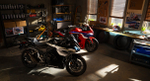 Мотоцикл Honda CBR400R красный
