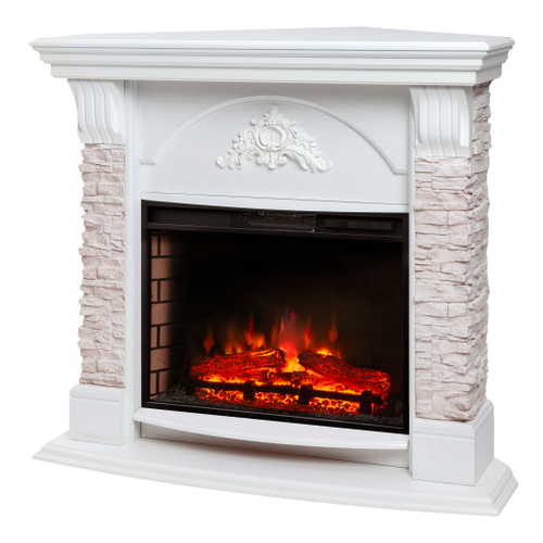 Каминокомплект Real Flame Athena Corner GR с очагом Sparta 25,5 (угловой)