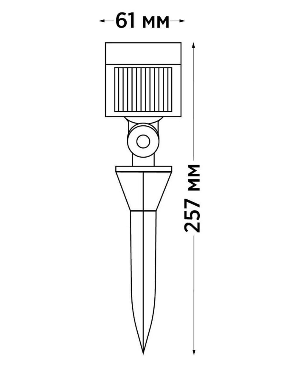 Наземный низкий светильник Italline IT4008