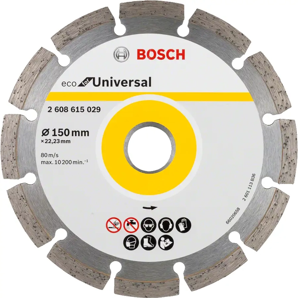 Алмазный отрезной круг ECO for Universal 150 мм BOSCH 2608615029