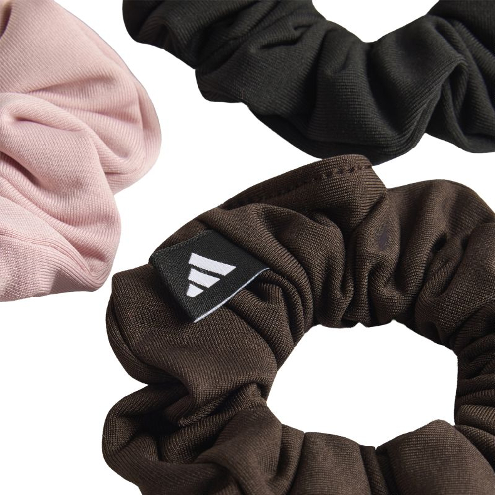 Band Adidas Scrunchies 3P - aurora coffee/dual lilac/black